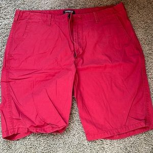 Express rust colored shorts